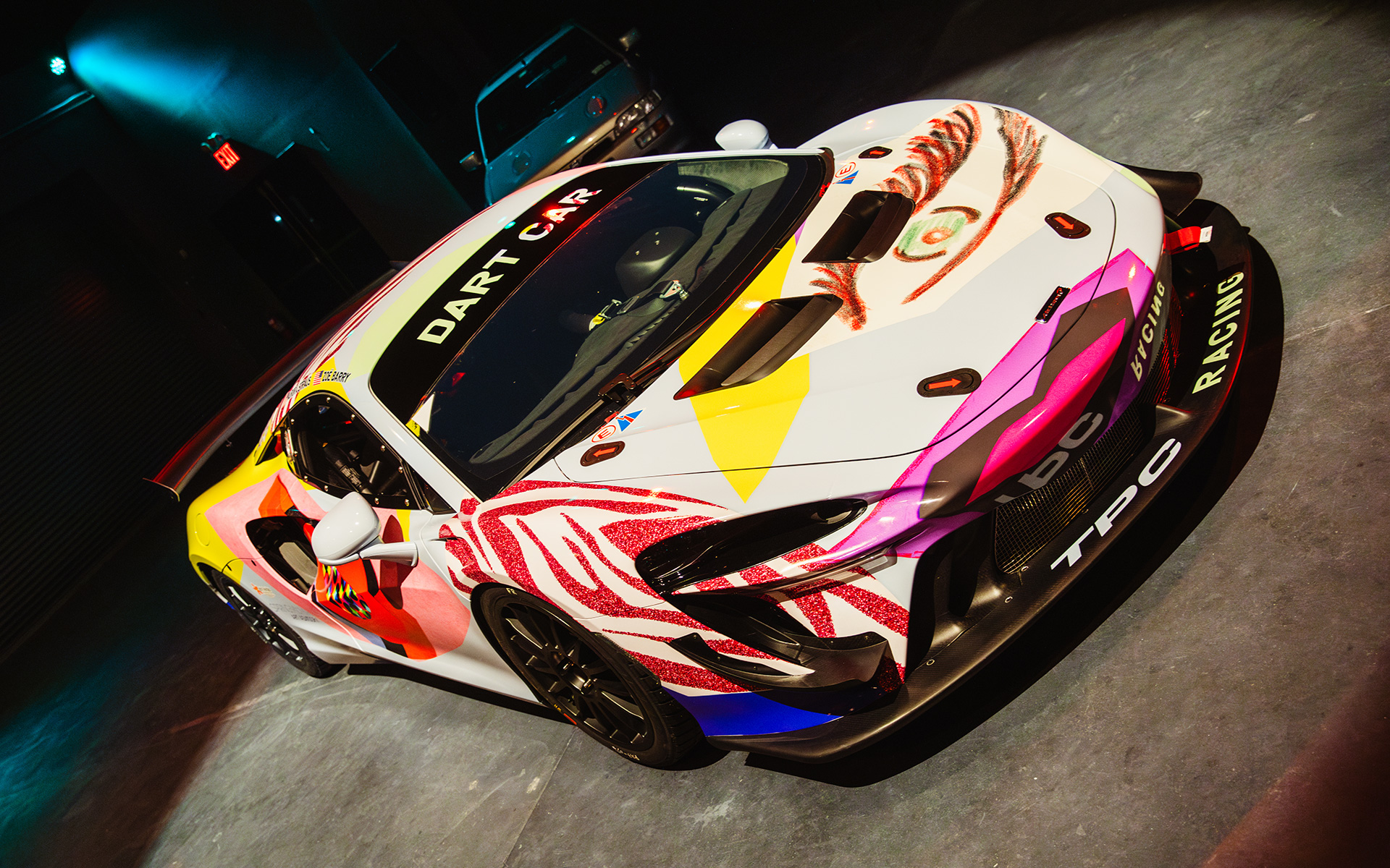 McLaren Artura GT4 designed by Mickalene Thomas for DART Car