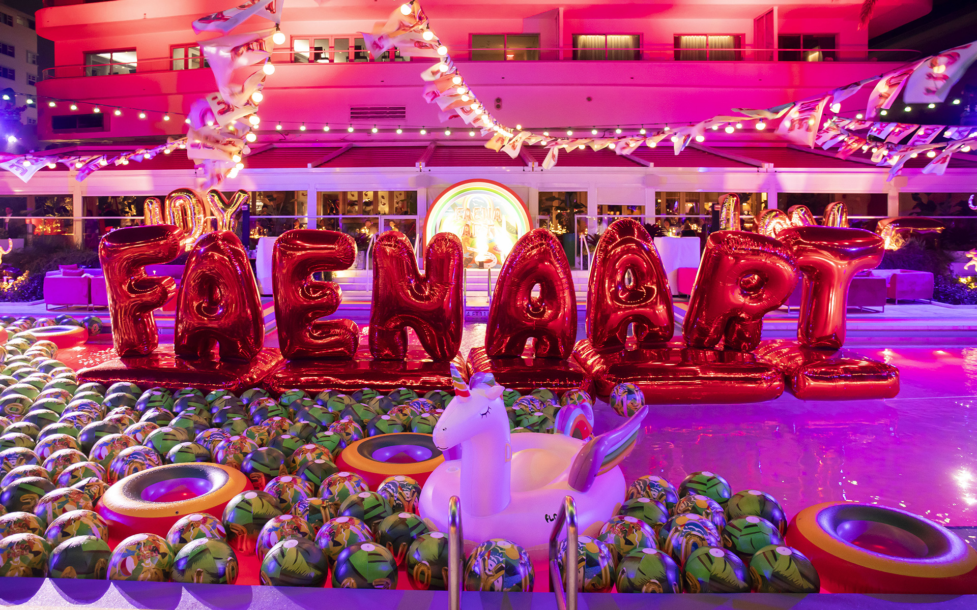 The Faena Art "Follow Your Rainbow" Gala at the iconic Faena Miami Beach.