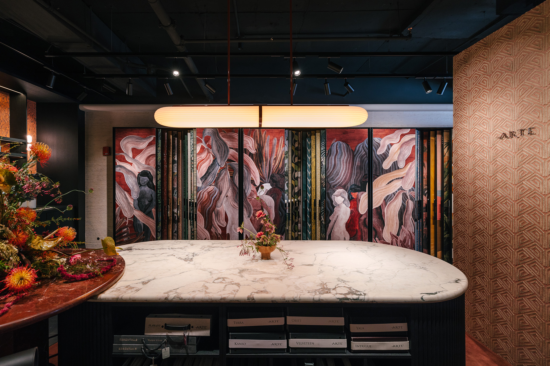 Interior of the new Arte flagship inside New York's D&D Building.