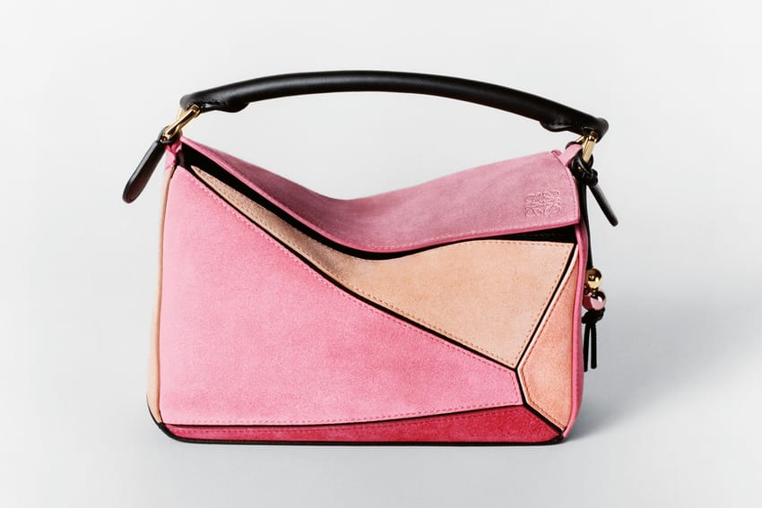 ハンドバッグ LOEWE PUZZLE BAG Loewe Tan Calfskin Whipstitch Puzzle Bag ○ Labellov ○ Buy