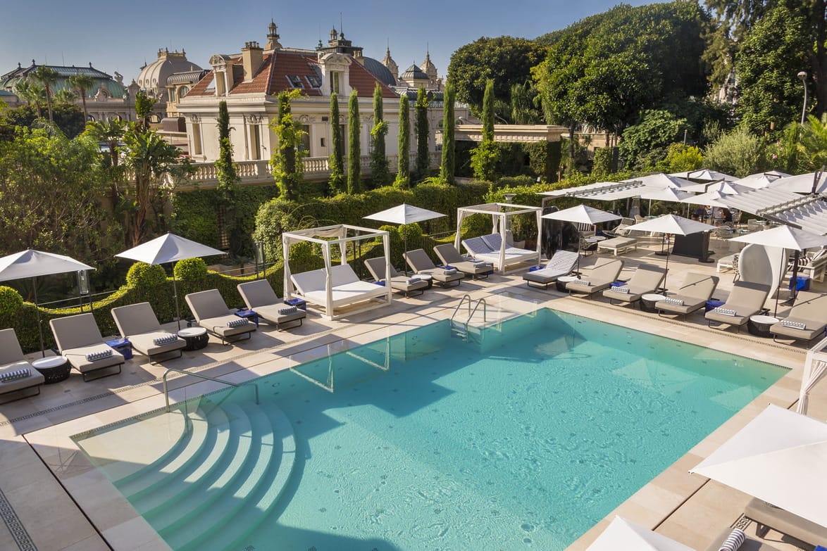 Odyssey pool at the Hôtel Mêtropole in Monaco.