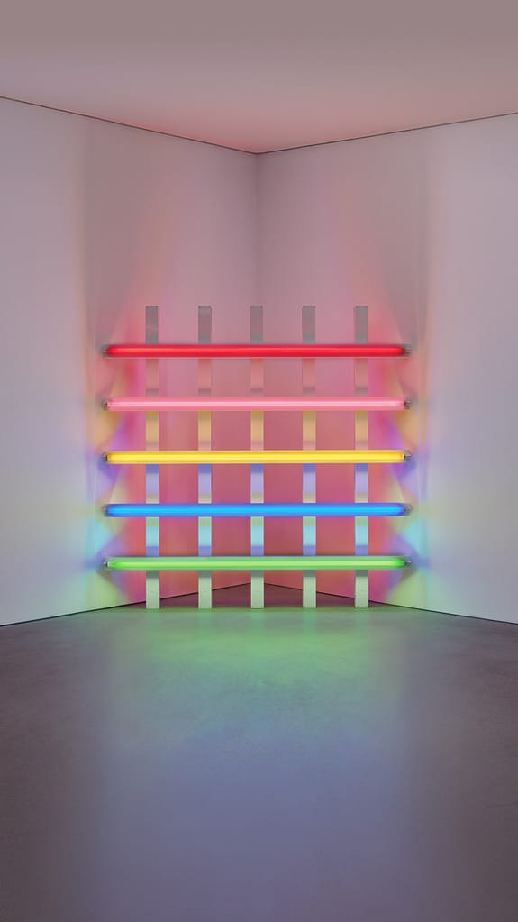 Dan Flavin's Iconic Light Works Go On View at David Zwirner New