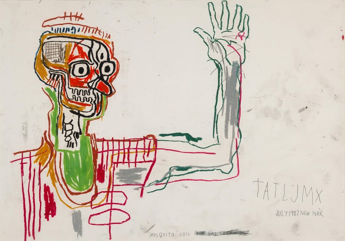 Rare Jean-Michel Basquiat Drawings Go On View in Denmark