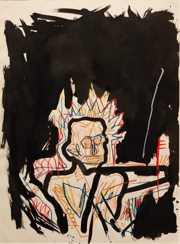 Rare Jean-Michel Basquiat Drawings Go On View in Denmark