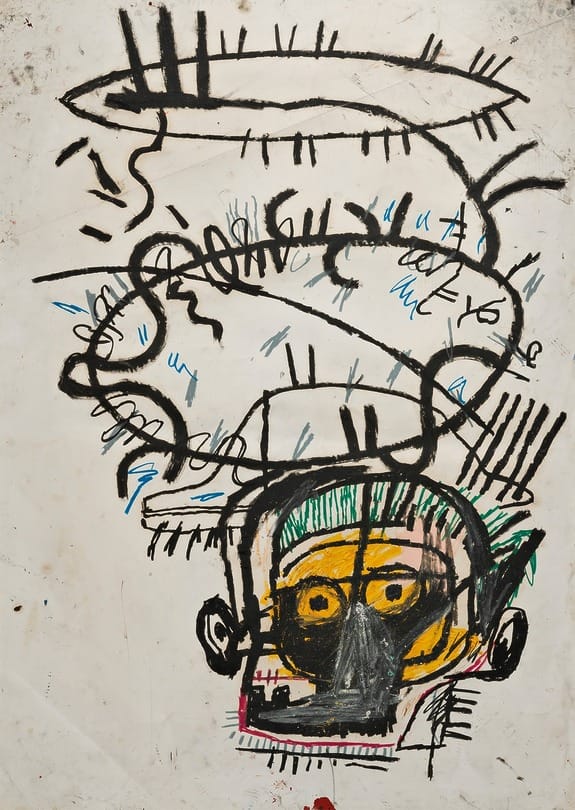 Rare Jean-Michel Basquiat Drawings Go On View in Denmark
