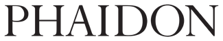 Phaidon logo in bold black font on a transparent background