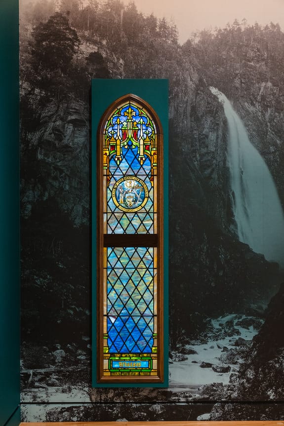 Crystal Bridges Installs Two Historic Tiffany Stained Glass Windows