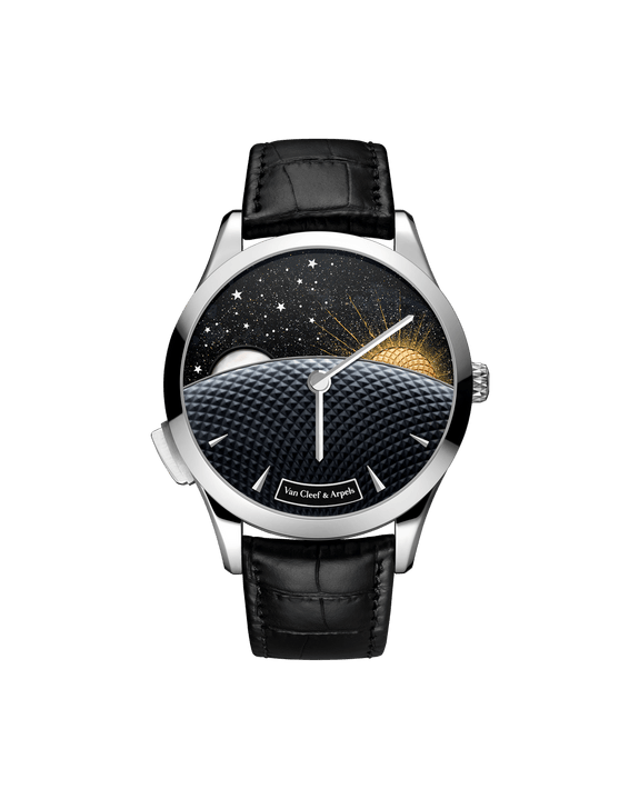 Abstract Watch Dials Defining 2026 Onyx dial with mother-of-pearl inlay